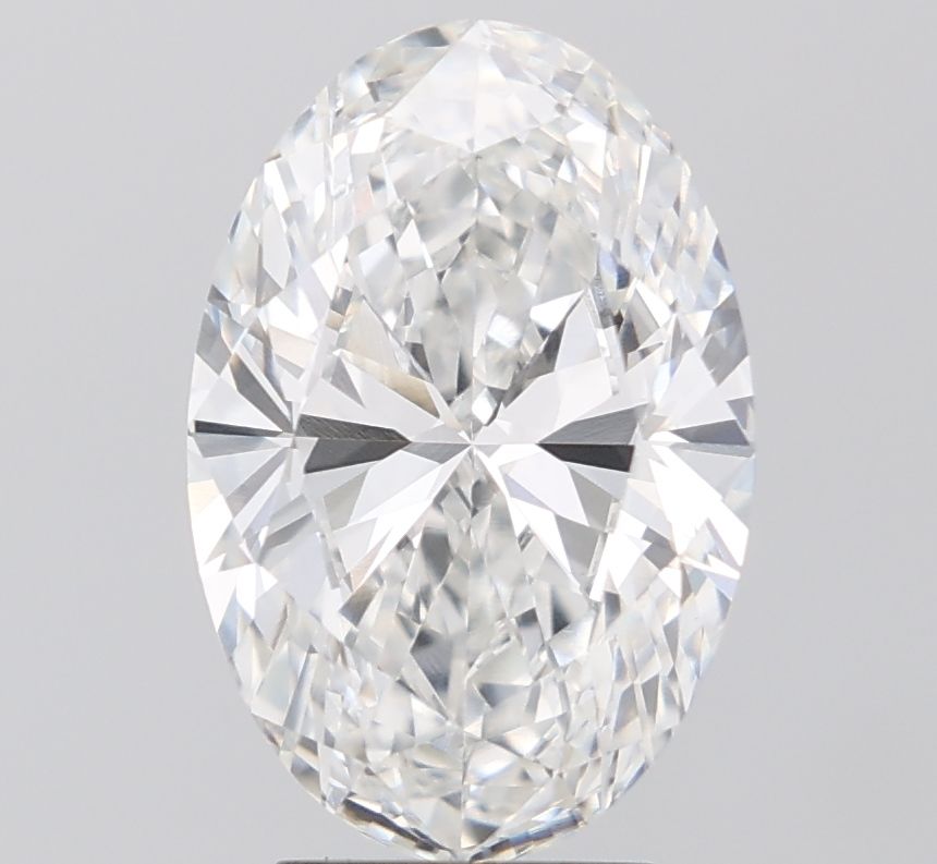4.02 Carat F-VVS2 Oval Lab Diamond