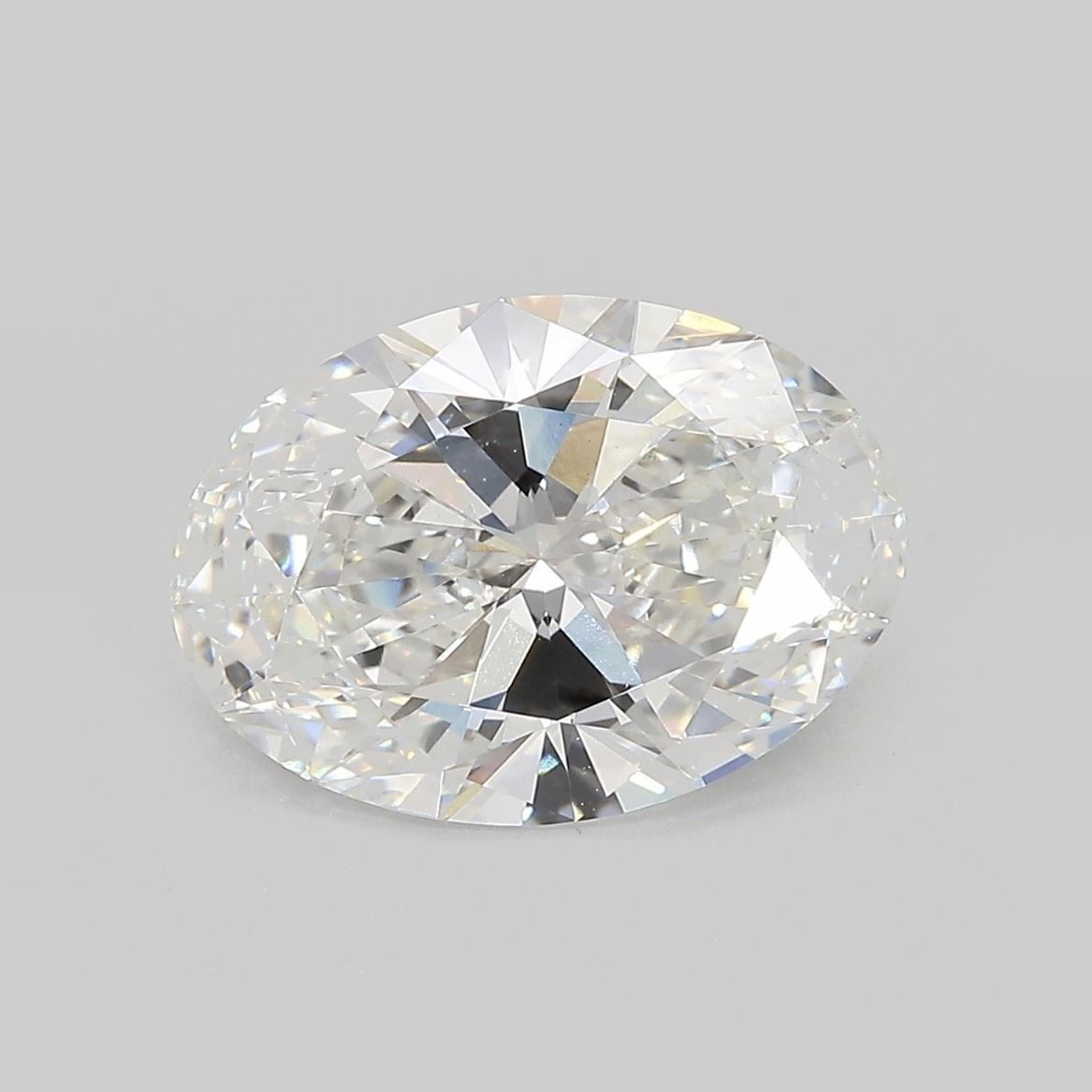 4.09 Carat F-VVS2 Oval Lab Diamond