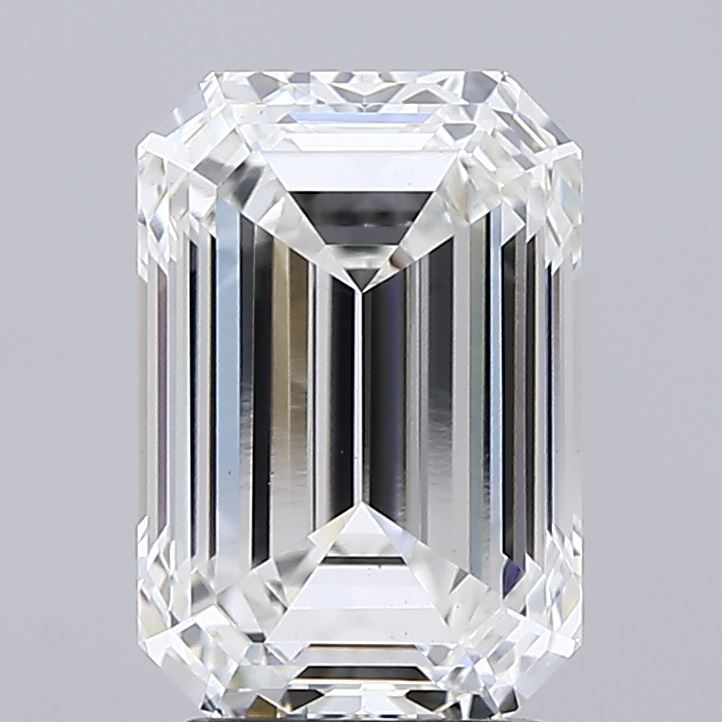 3.09 Carat F-VS1 Emerald Lab Diamond