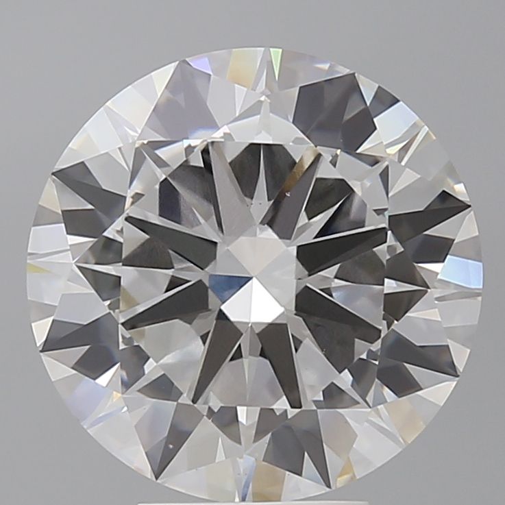5.93 Carat E-VVS2 Round Lab Diamond