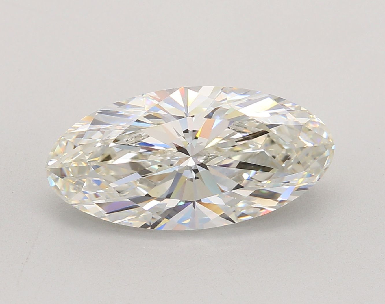 4.04 Carat H-VVS2 Oval Lab Diamond