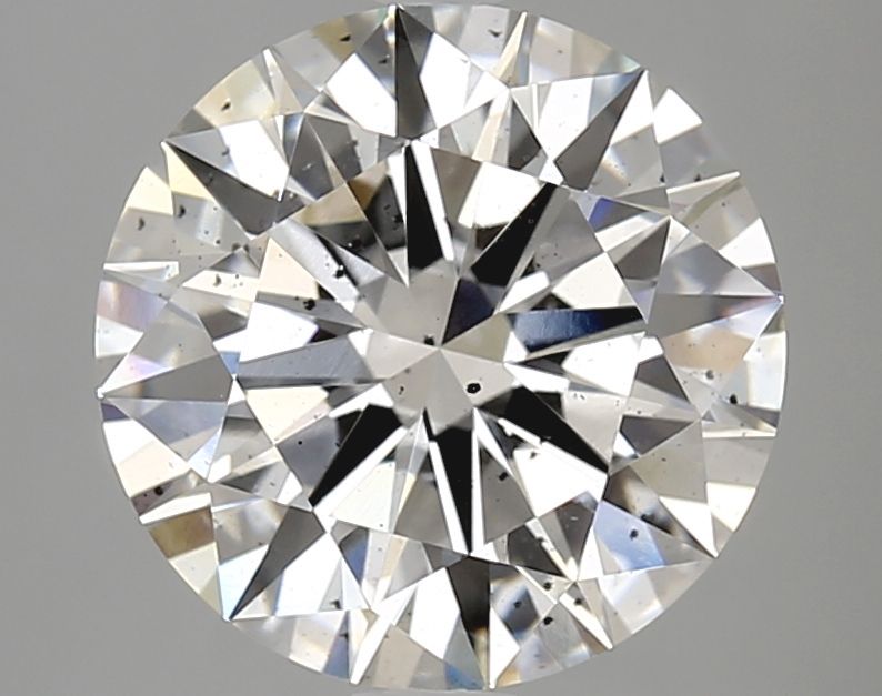 4.01 Carat F-SI2 Round Lab Diamond