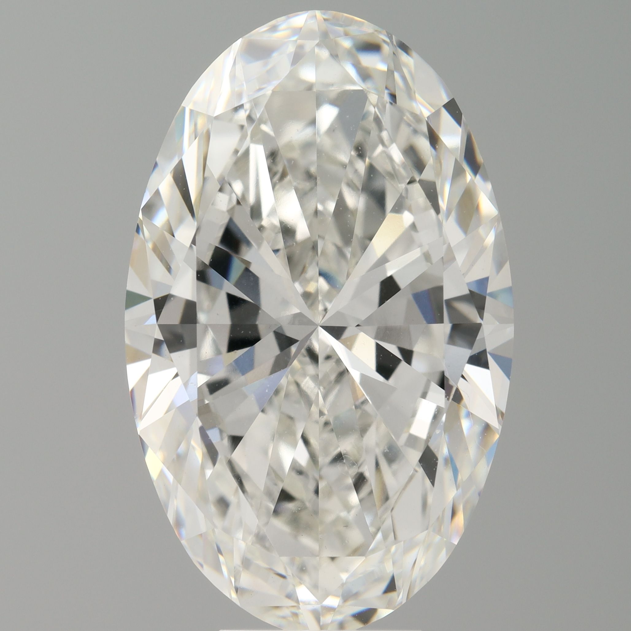 9.00 Carat G-VVS2 Oval Lab Diamond