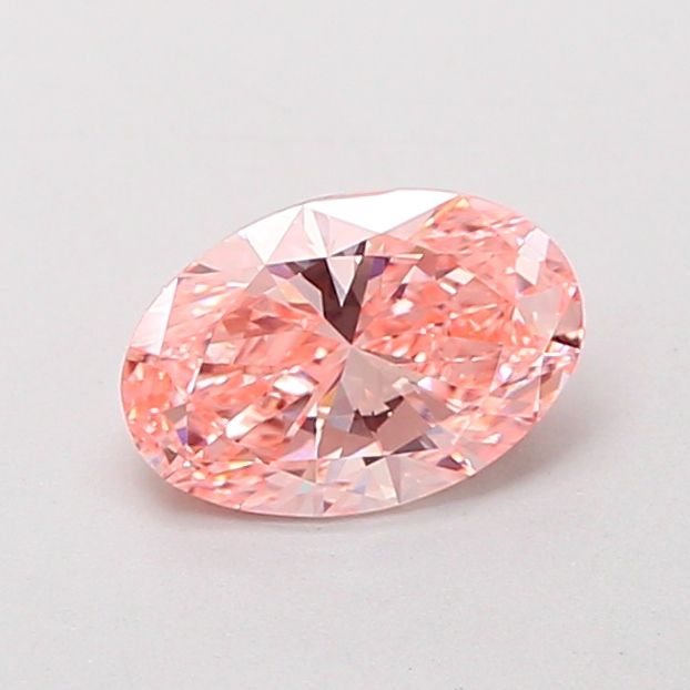 1.00 Carat Oval Cut Fancy Pink