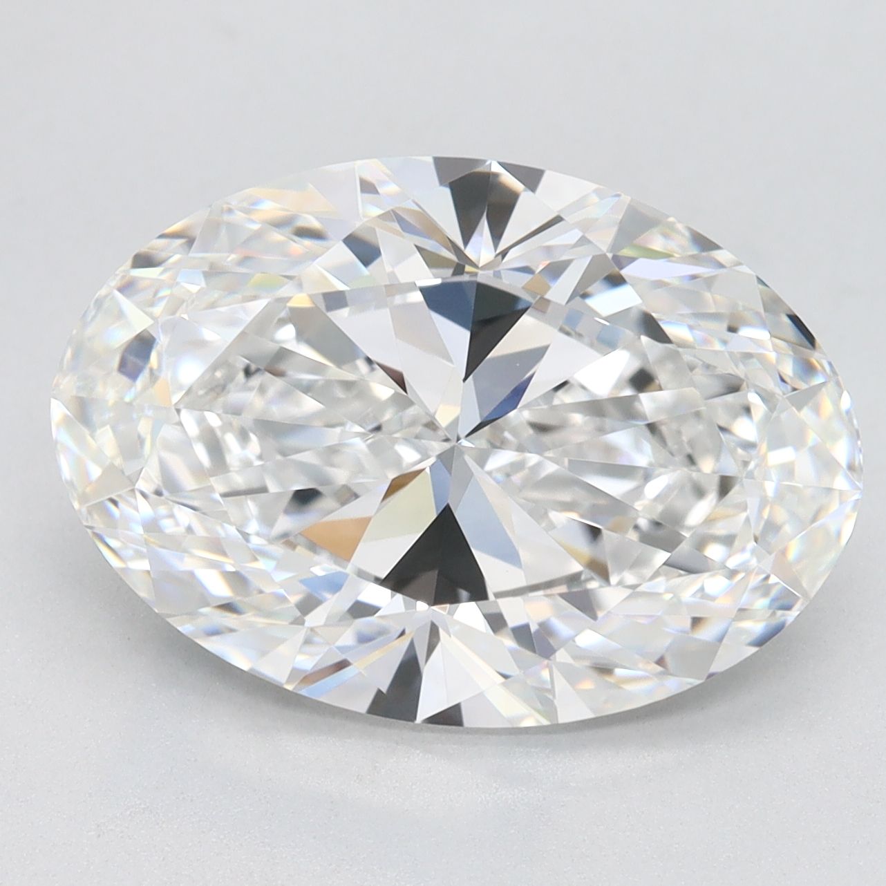 5.21 Carat E-VVS1 Oval Lab Diamond