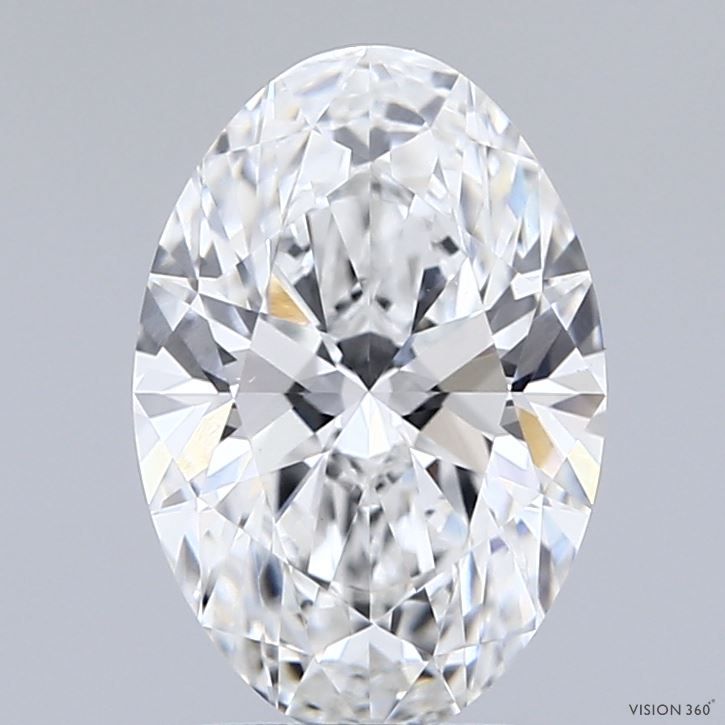 2.09 Carat E-VVS2 Oval Lab Diamond