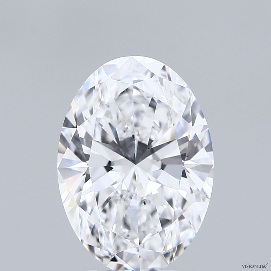 2.51 Carat D-VVS2 Oval Lab Diamond