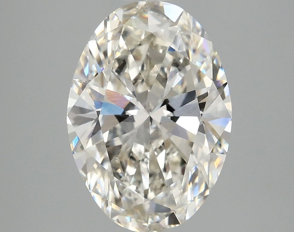 2.98 Carat H-VVS2 Oval Lab Diamond