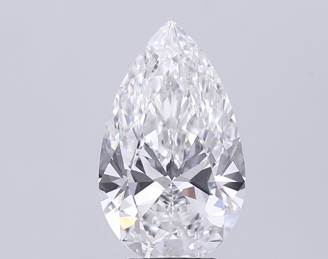 3.00 Carat E-VS2 Pear Lab Diamond