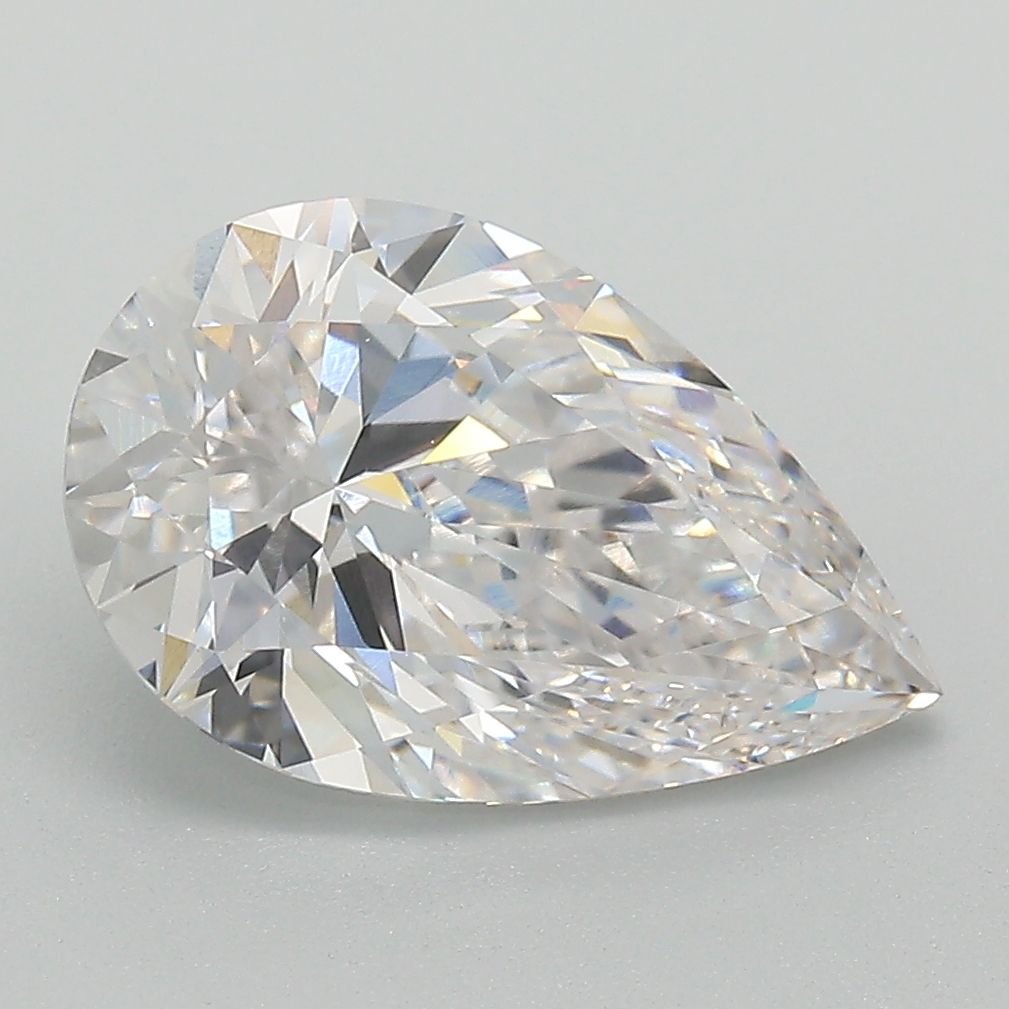 3.13 Carat F-VVS2 Pear Lab Diamond