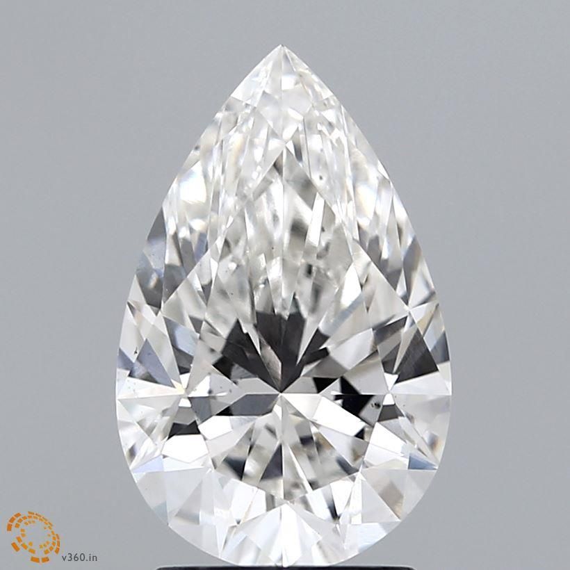 2.26 Carat G-VS2 Pear Lab Diamond