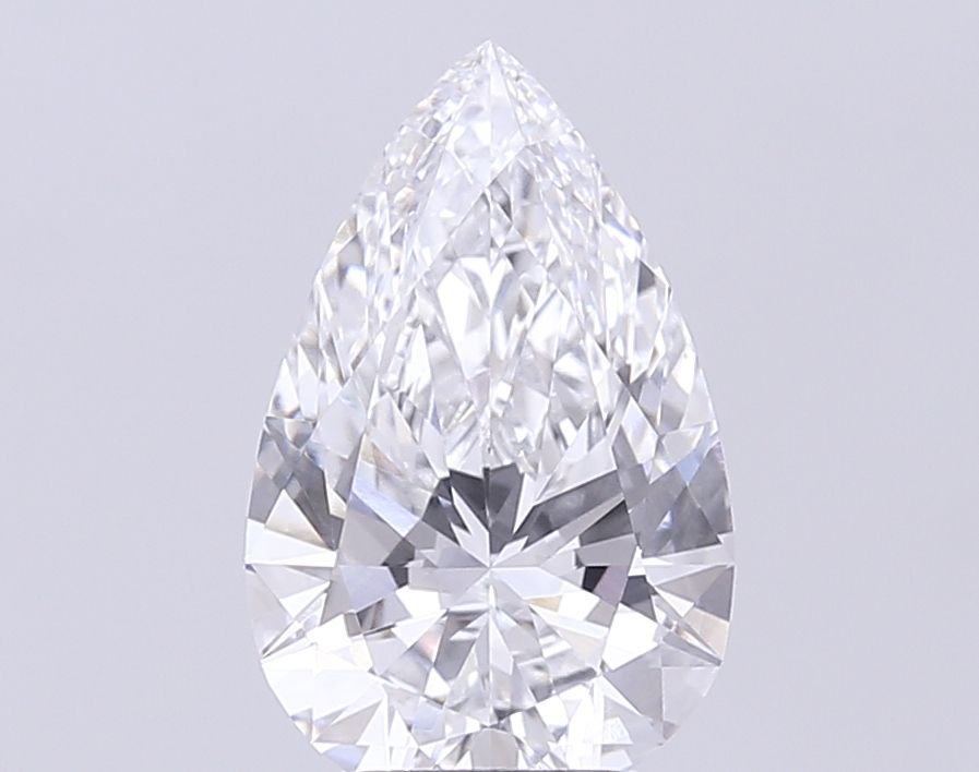 3.01 Carat D-VVS2 Pear Lab Diamond