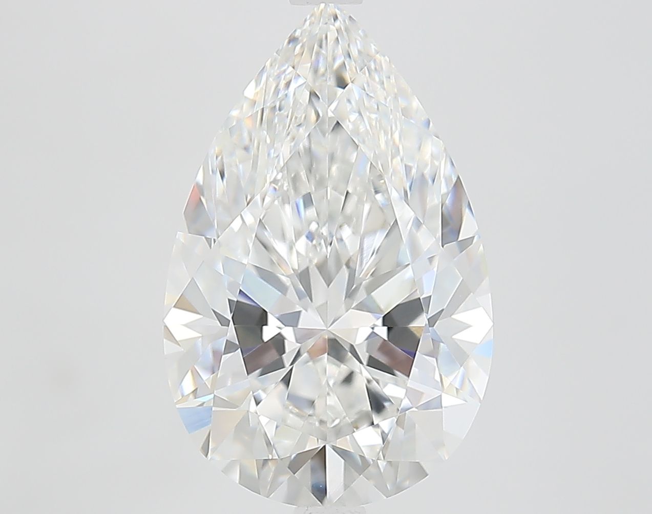 5.00 Carat E-VVS2 Pear Lab Diamond