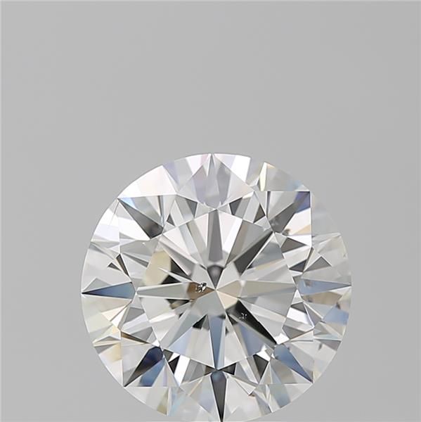 5.08 Carat H-SI2 Round Cut Diamond