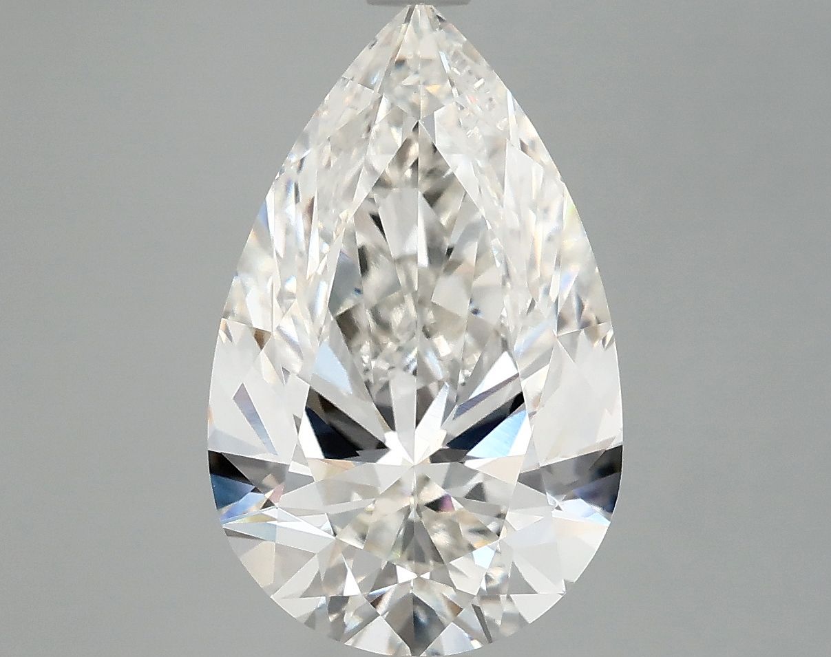 4.67 Carat G-VVS2 Pear Lab Diamond