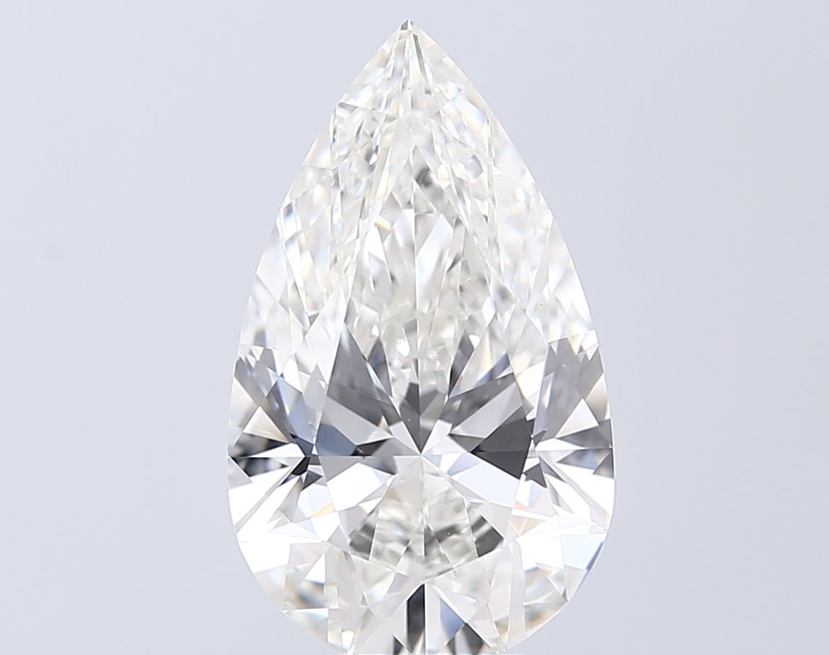 5.52 Carat G VVS2 Pear Lab Diamond
