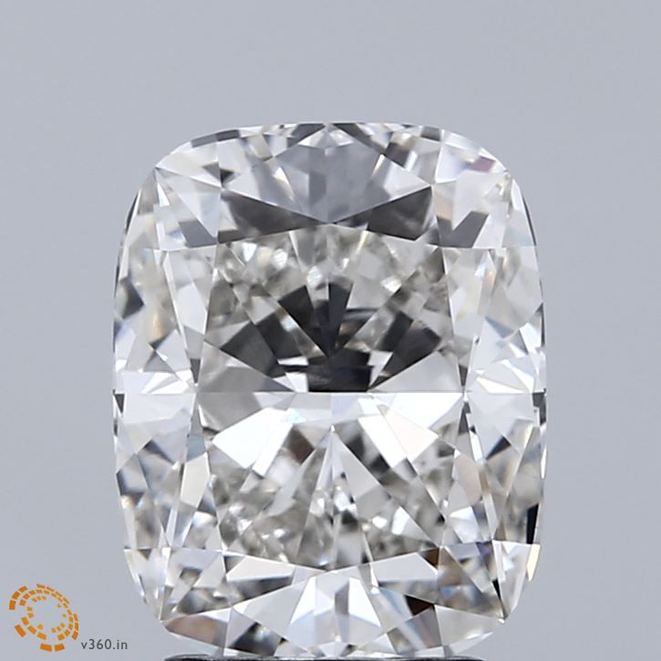 3.04 Carat G-VVS2 Cushion Lab Diamond
