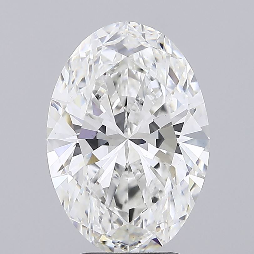 4.03 Carat F-VS1 Oval Lab Diamond