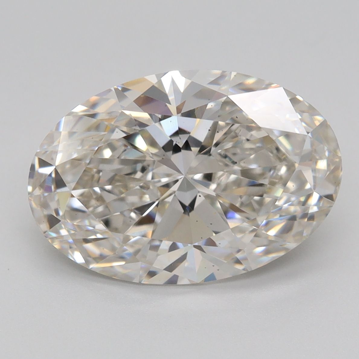 3.22 Carat G-VS2 Oval Lab Diamond
