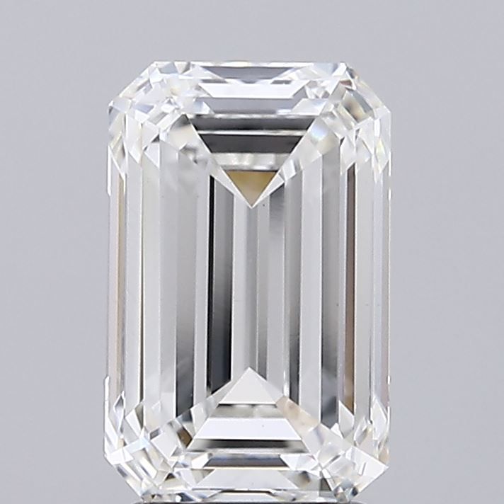 3.06 Carat F-VVS2 Emerald Lab Diamond