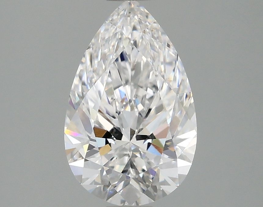 1.57 Carat D-VVS2 Pear Lab Diamond