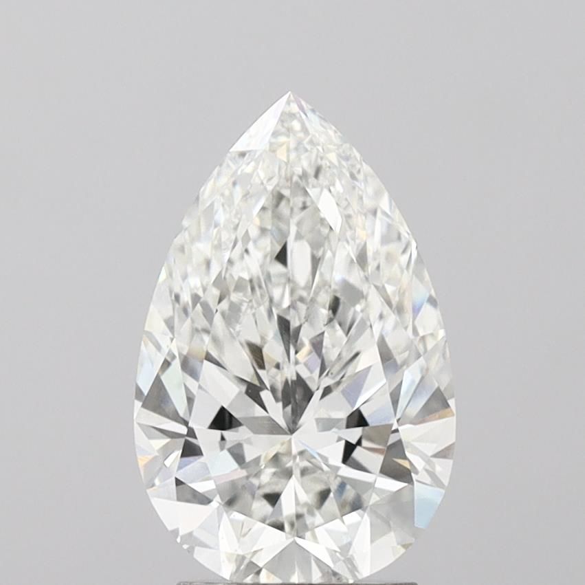 3 Carat F-VS1 Pear Lab Diamond
