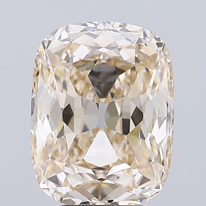 3.52 Carat Cushion Cut Fancy Brown