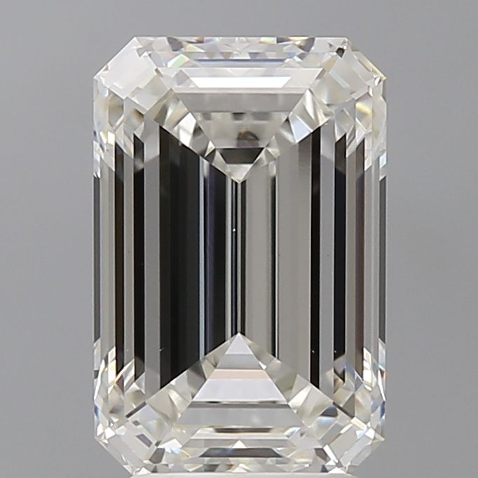 4.05 Carat G-VVS2 Emerald Lab Diamond