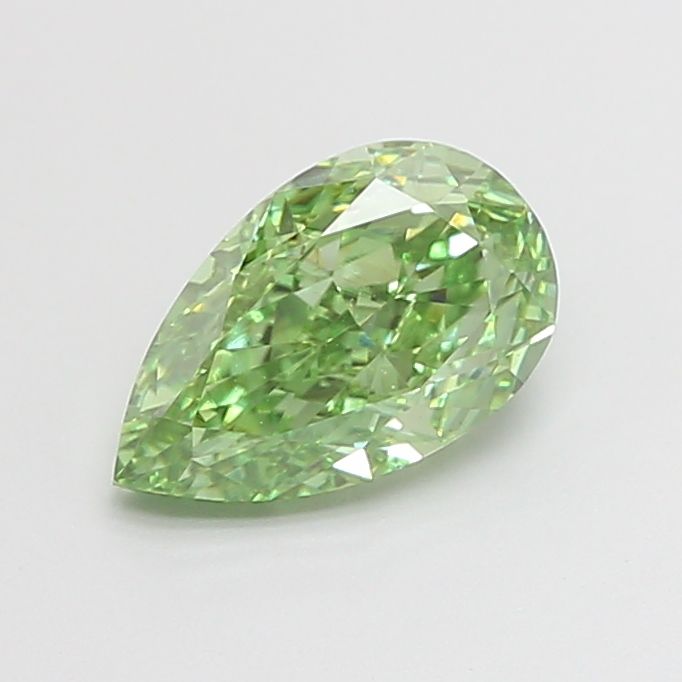 1.31 Carat Pear Cut Fancy Green