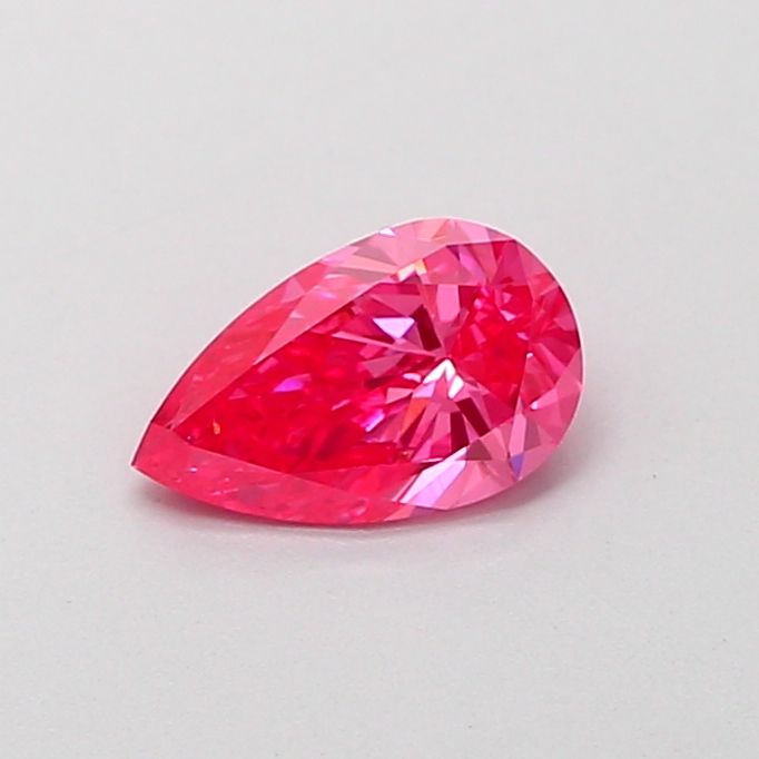 0.68 Carat Pear Cut Fancy Pink