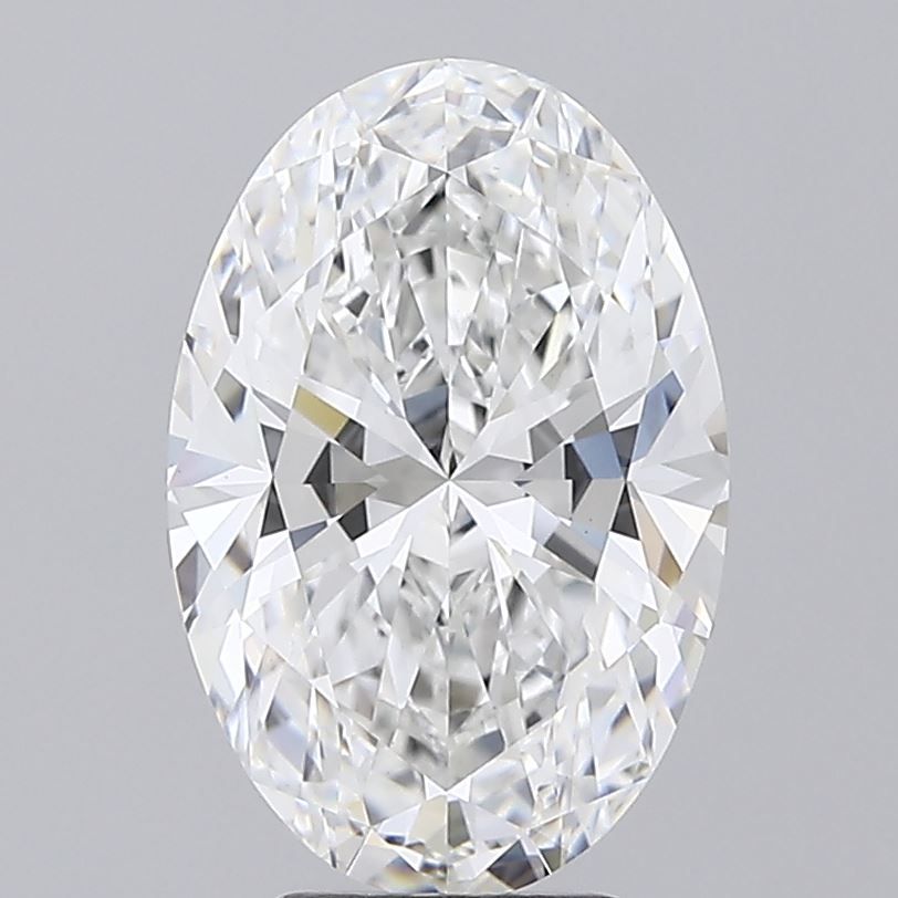 5.04 Carat D-VVS2 Oval Lab Diamond
