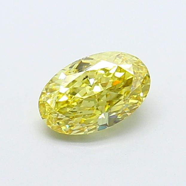 1.22 Carat Oval Cut Fancy Yellow