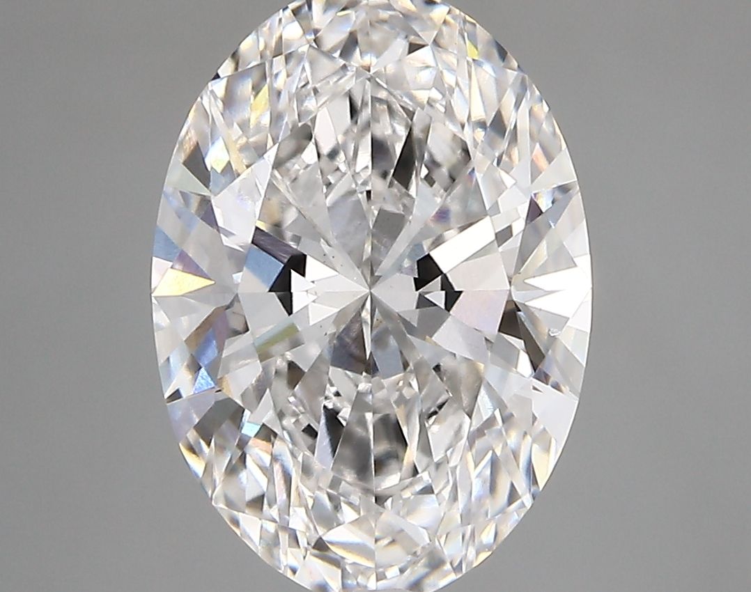 3.74 Carat F-VS1 Oval Lab Diamond