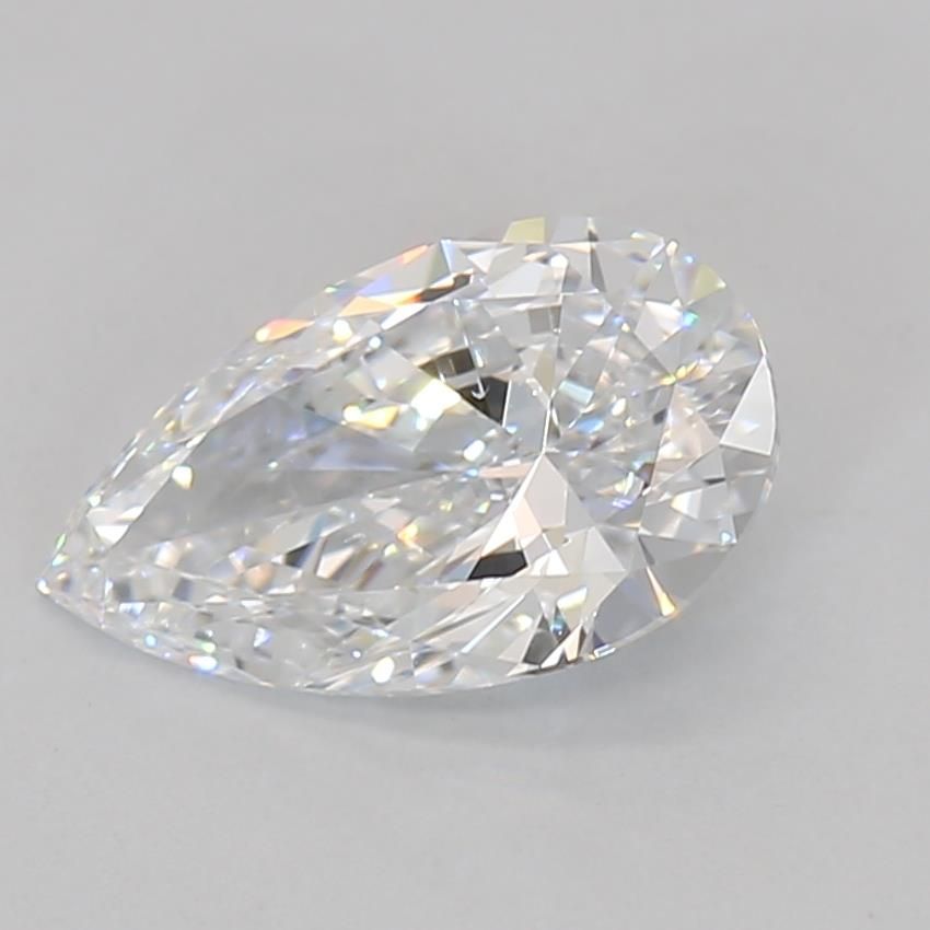 0.7 Carat D-VS2 Pear Lab Diamond