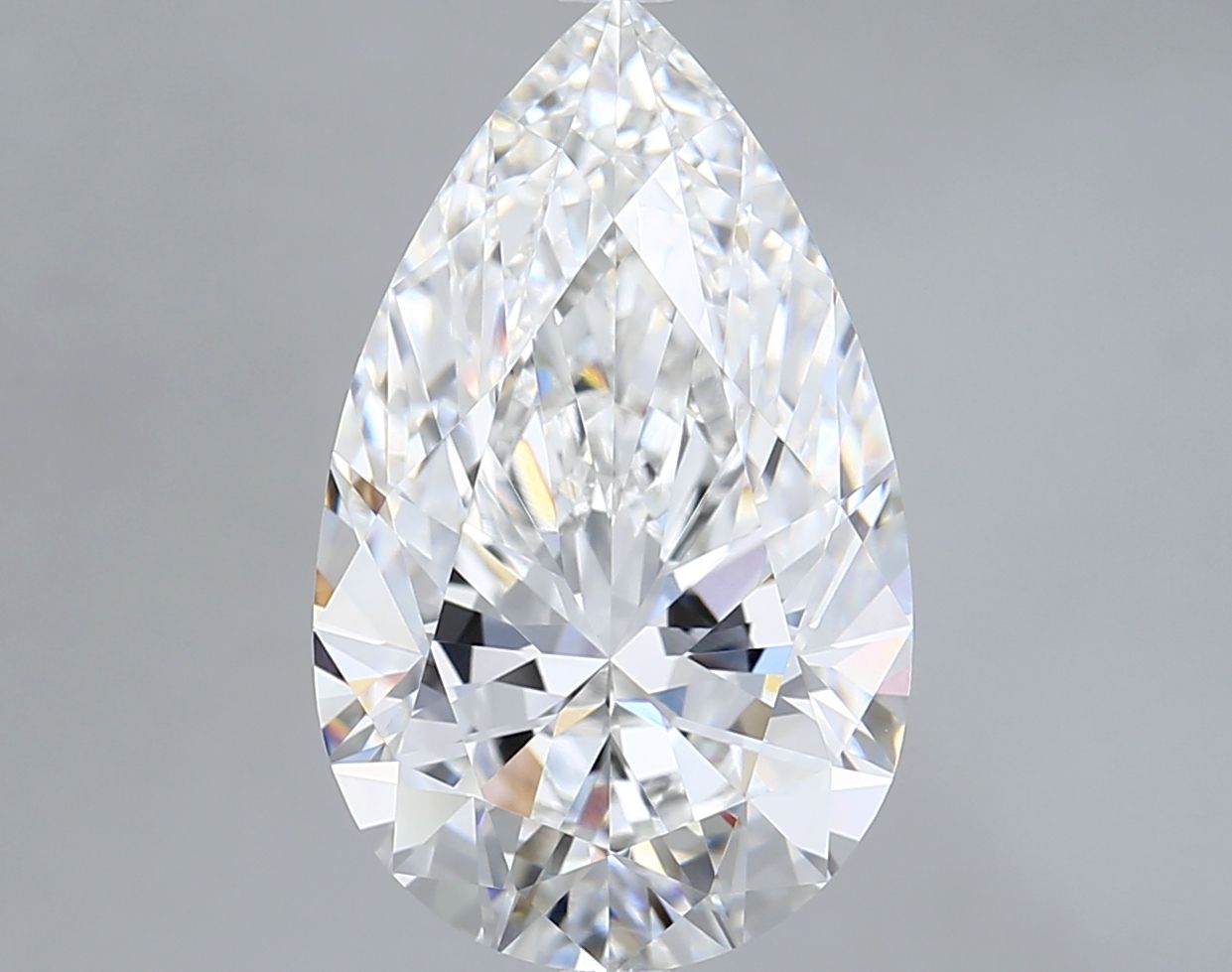 6.05 Carat E-VVS2 Pear Lab Diamond