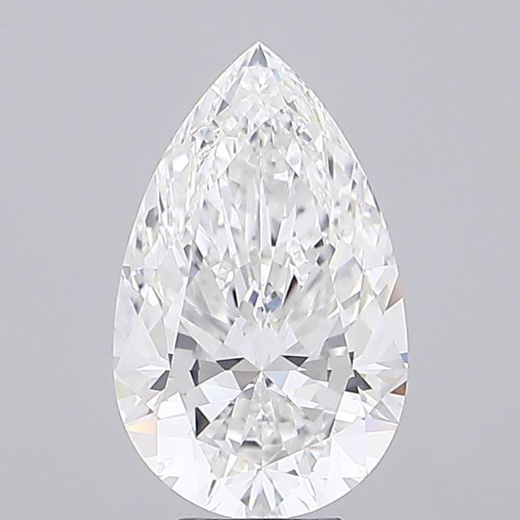 6.03 Carat E-VVS2 Pear Lab Diamond