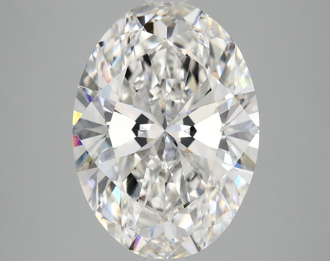 4.85 Carat F-VS1 Oval Lab Diamond