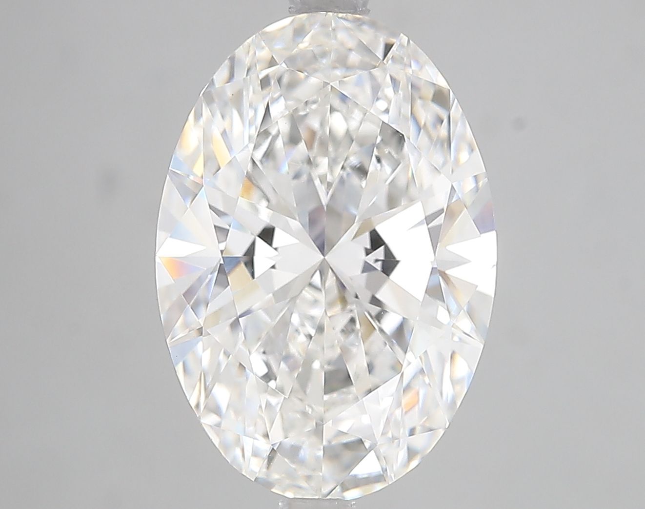 5.51 Carat F-VVS2 Oval Lab Diamond