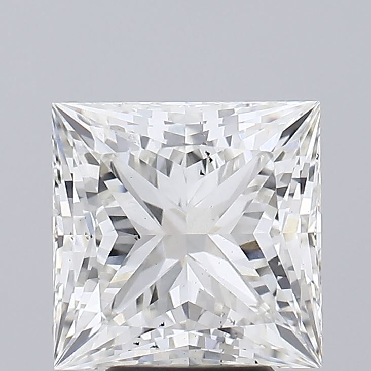 4.01 Carat G-SI1 Princess Lab Diamond