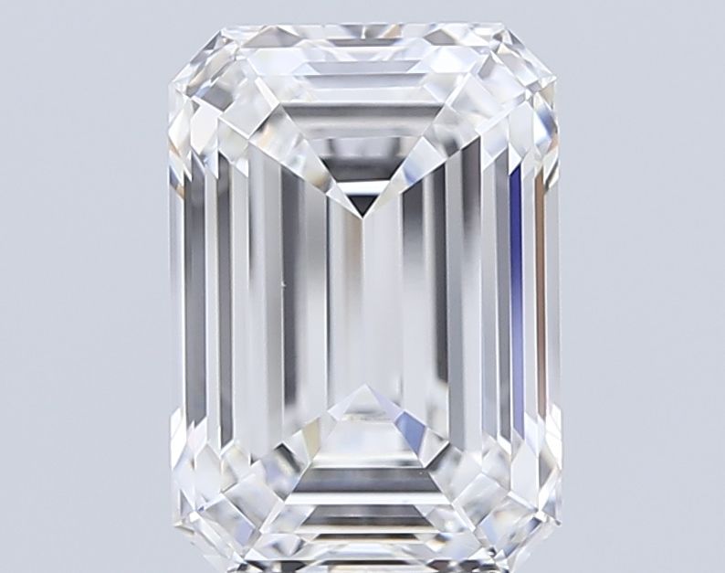 5.71 Carat F-VVS2 Emerald Lab Diamond