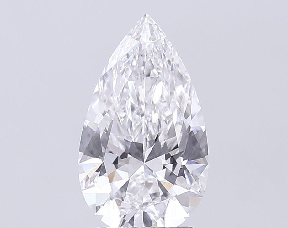 2.85 Carat E-VVS2 Pear Lab Diamond