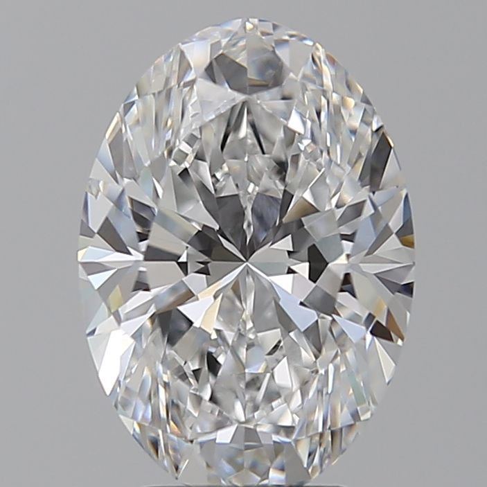 3.77 Carat D-VVS1 Oval Lab Diamond