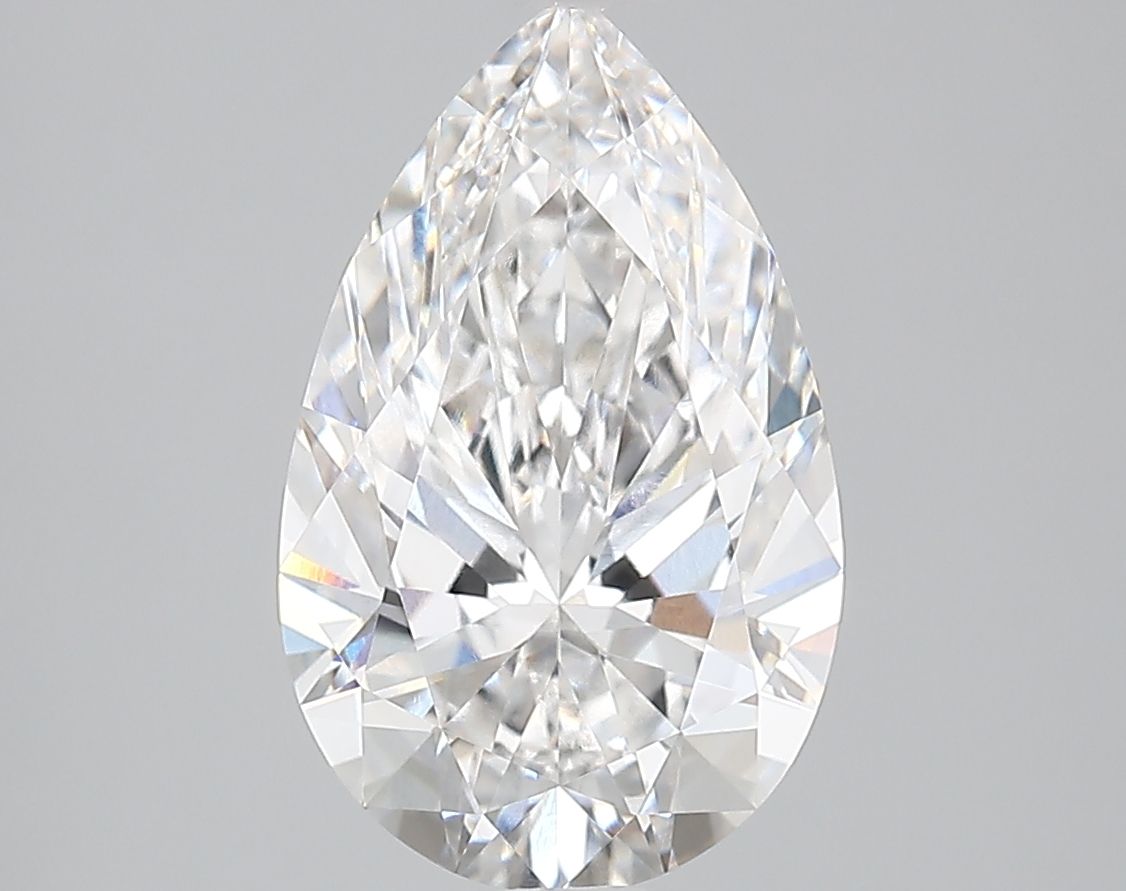 3.32 Carat D-VVS2 Pear Lab Diamond