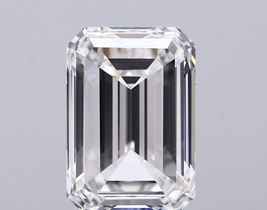 3.51 Carat F-VVS1 Emerald Lab Diamond