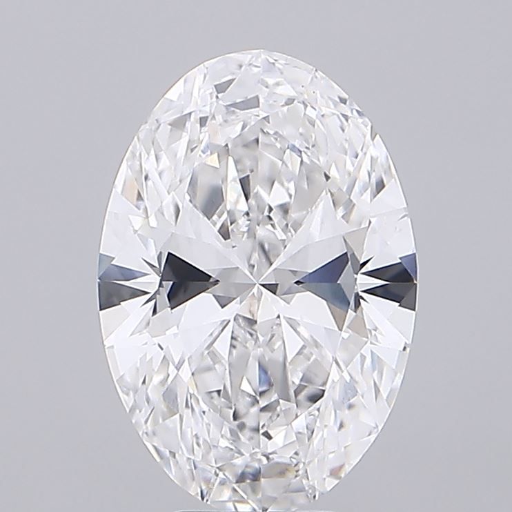 5.16 Carat D-VVS2 Oval Lab Diamond