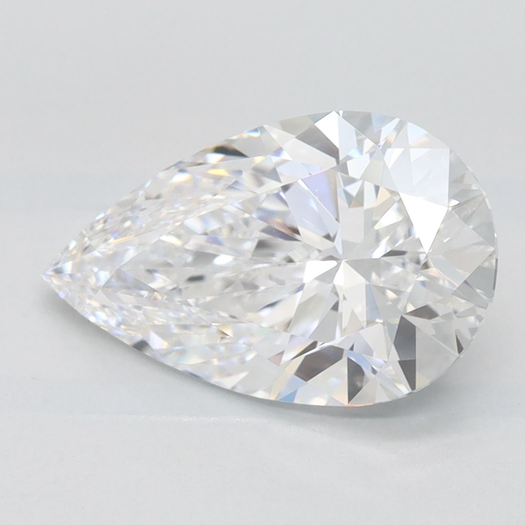 2.02 Carat D-VVS1 Pear Lab Diamond
