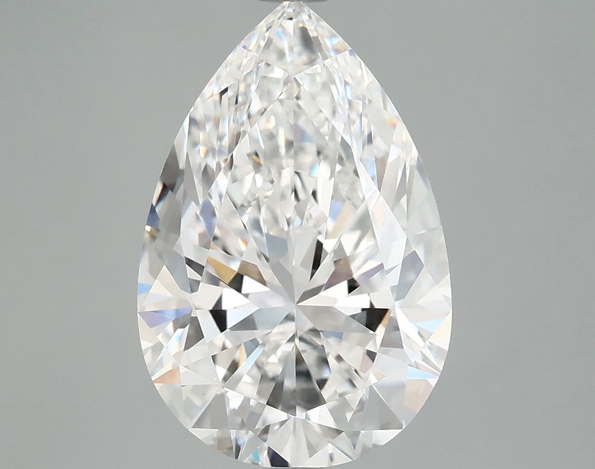 4.93 Carat E-VVS2 Pear Lab Diamond