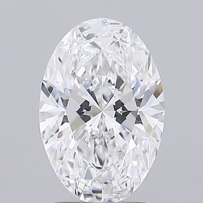 2 Carat D-VVS2 Oval Lab Diamond