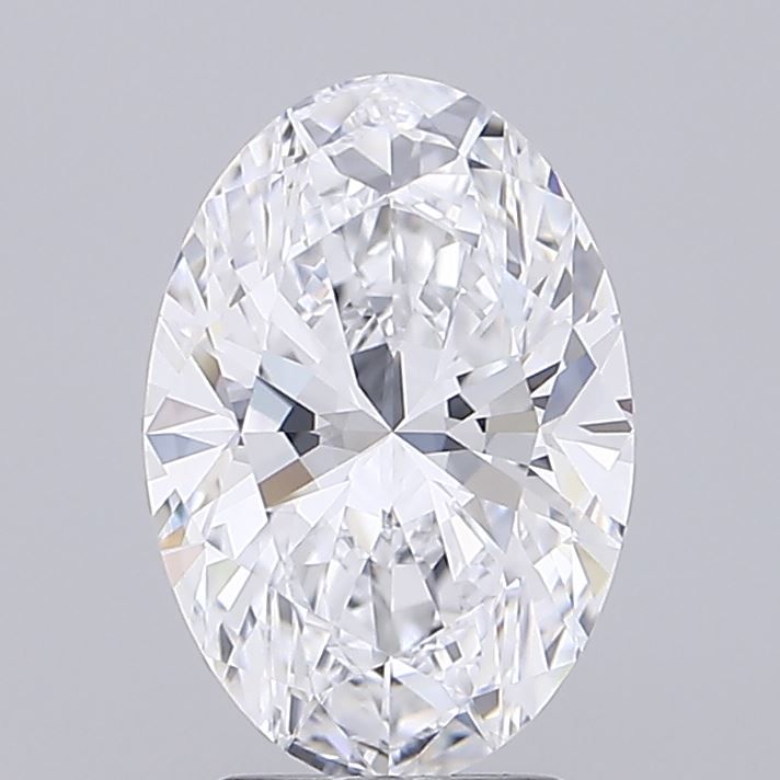 3 Carat D-IF Oval Lab Diamond