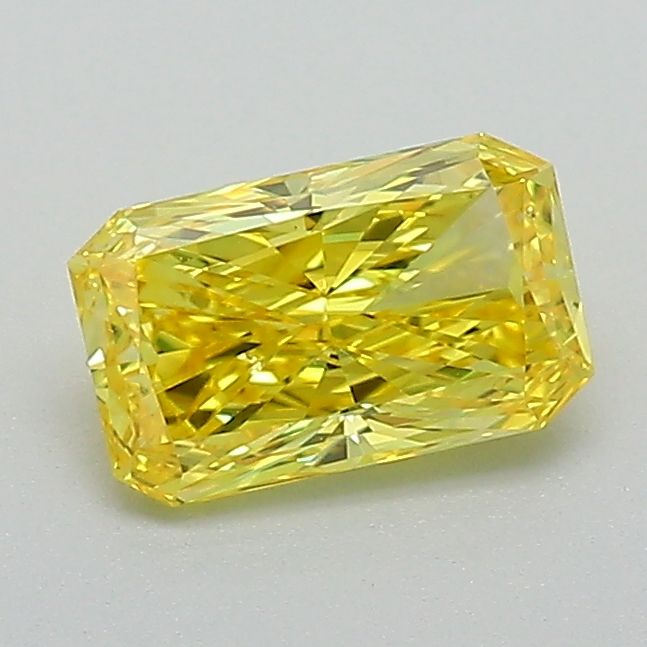 0.71 Carat Radiant Cut Fancy Yellow